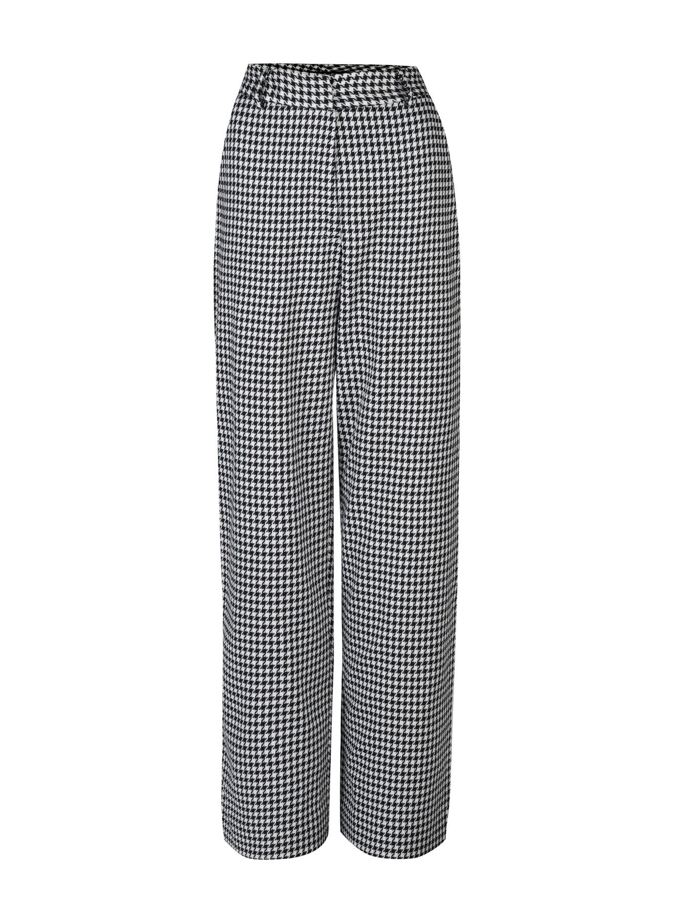 Houndstooth Straight Trouser