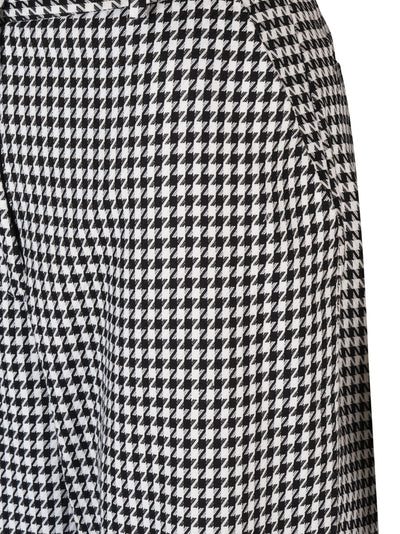 Houndstooth Straight Trouser