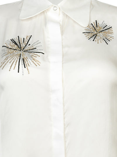 Rhinestone Embellished Shirt