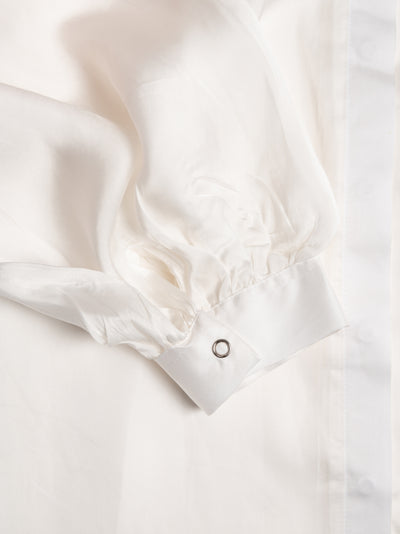 White Rhinestone Shirt for Casuals