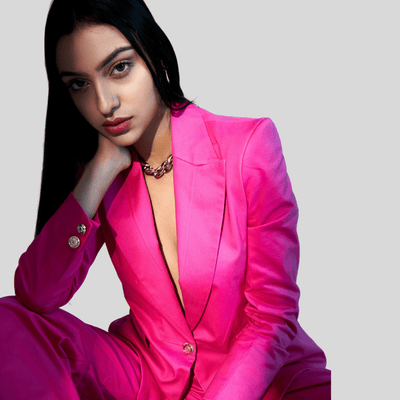Hot Pink Structured Pant Suit - PROT