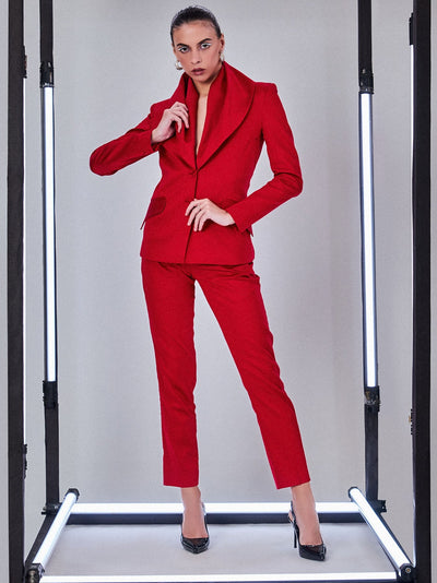 Red Blazer Jacket