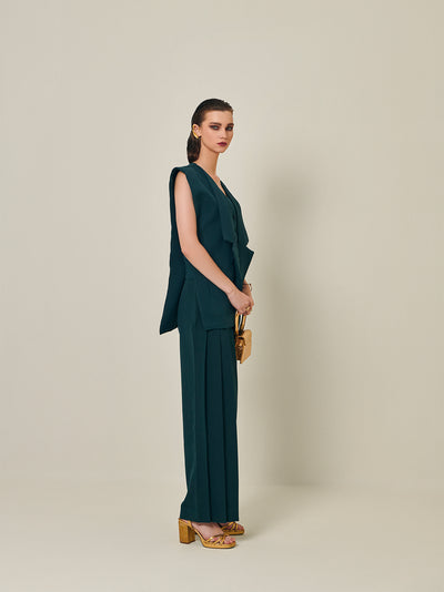 Green trousers for women