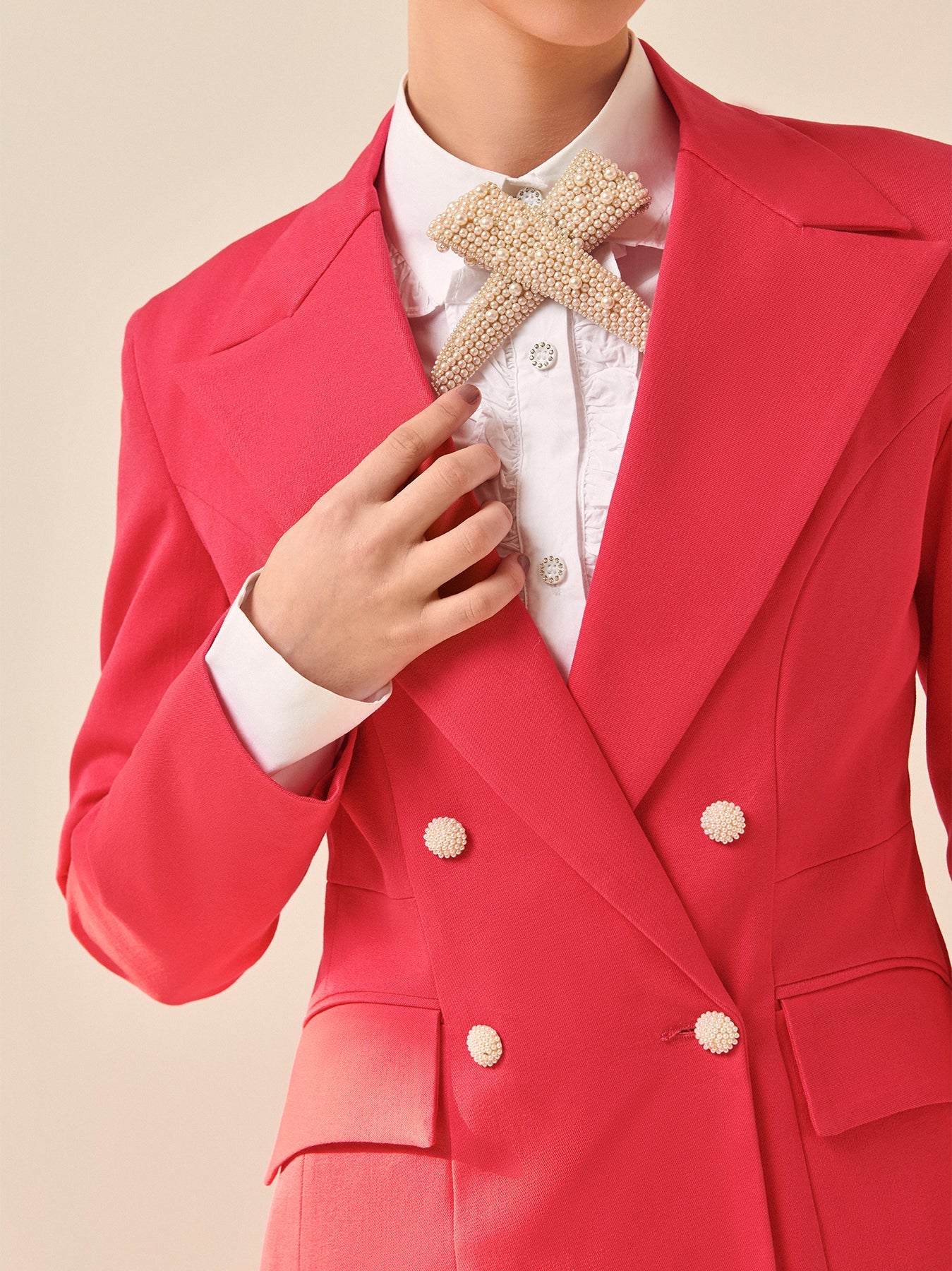 Womens red Blazer