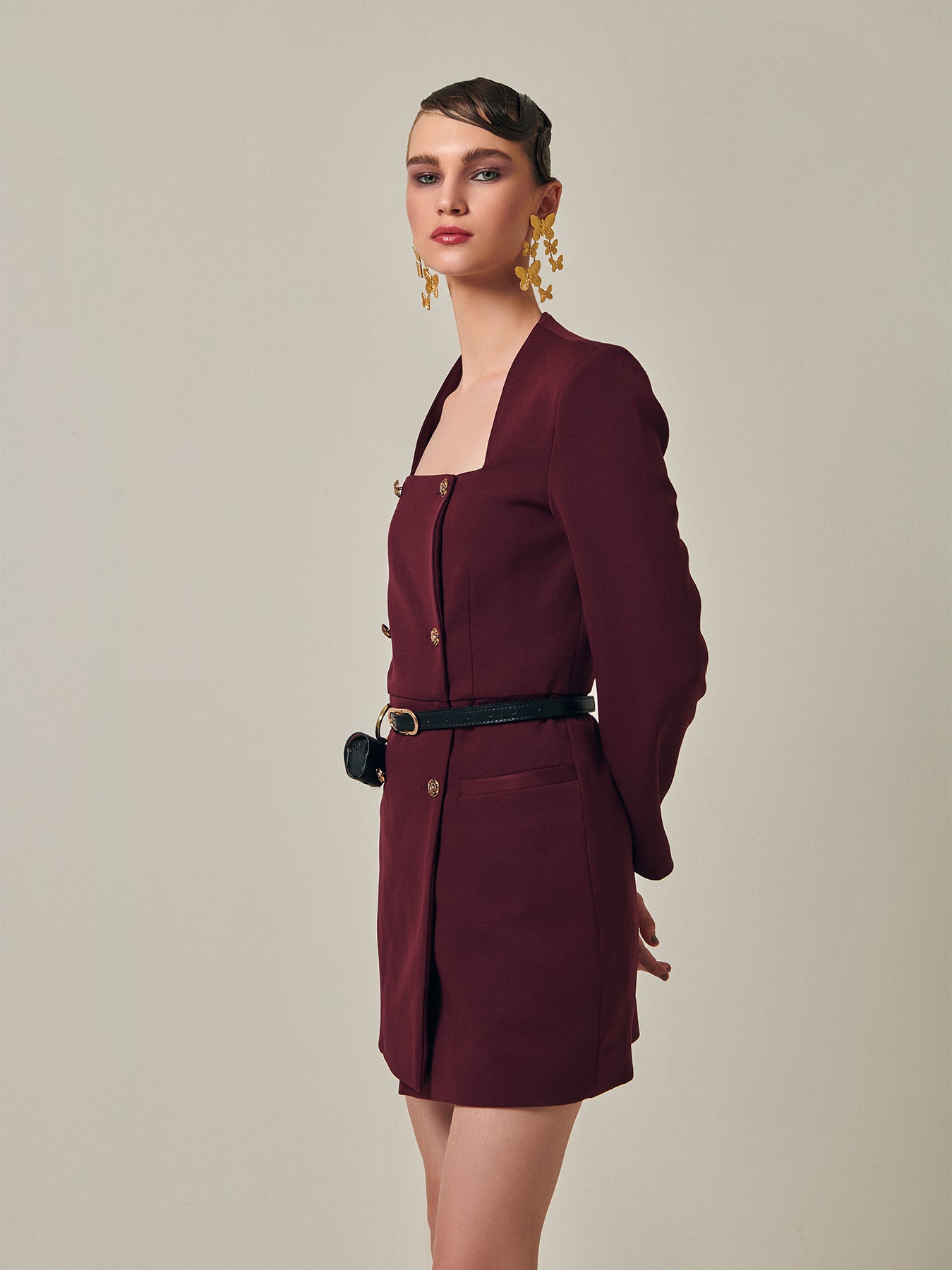 Red Blazer Dress for Formals