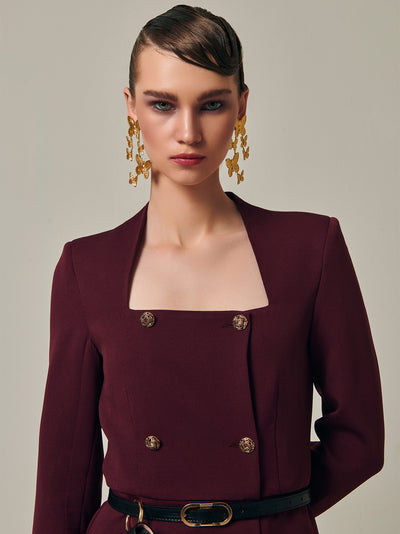Red Blazer Dress for Formals