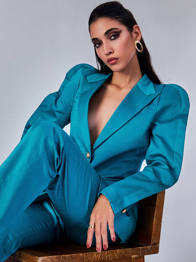 Oversized Blue Blazer