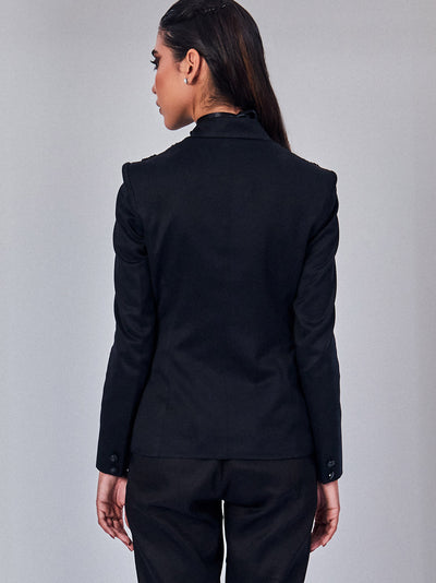 Ladies Black Blazer for Party