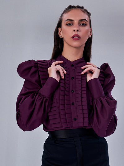 Pleated Shirt for Women